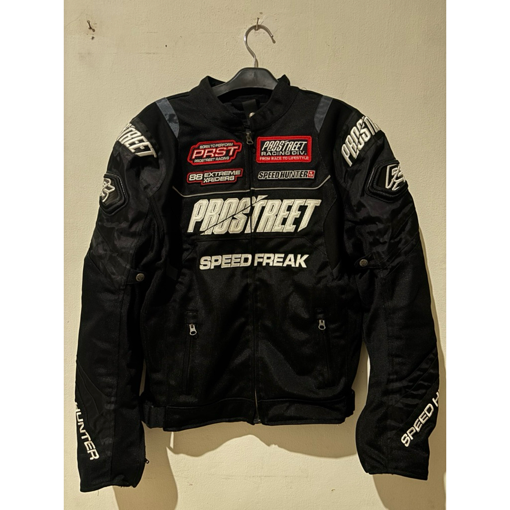 Jaket mesh Prostreet Majestic Black Non Protector size L