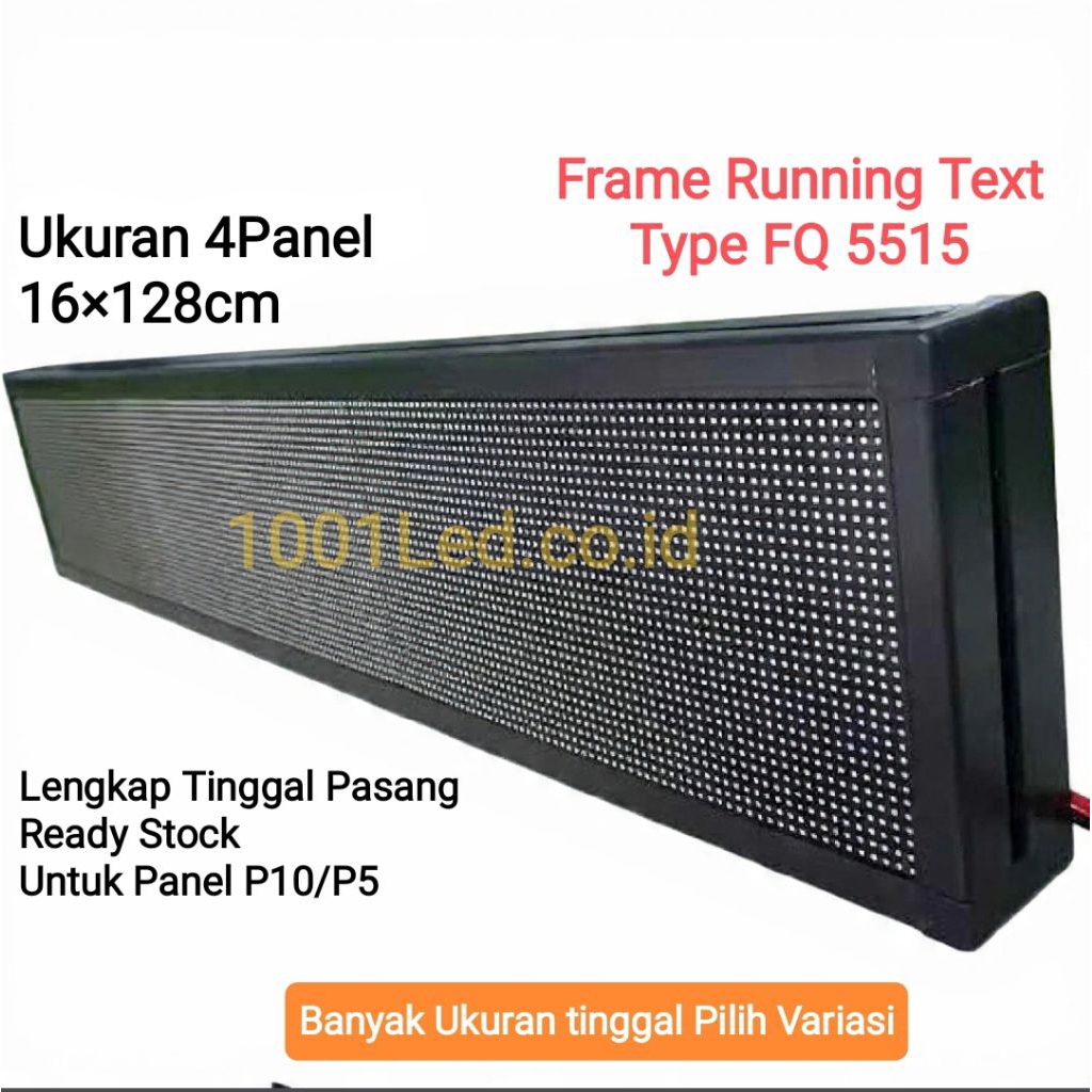 Frame Bingkai Running Text 4Panel P10/P5
