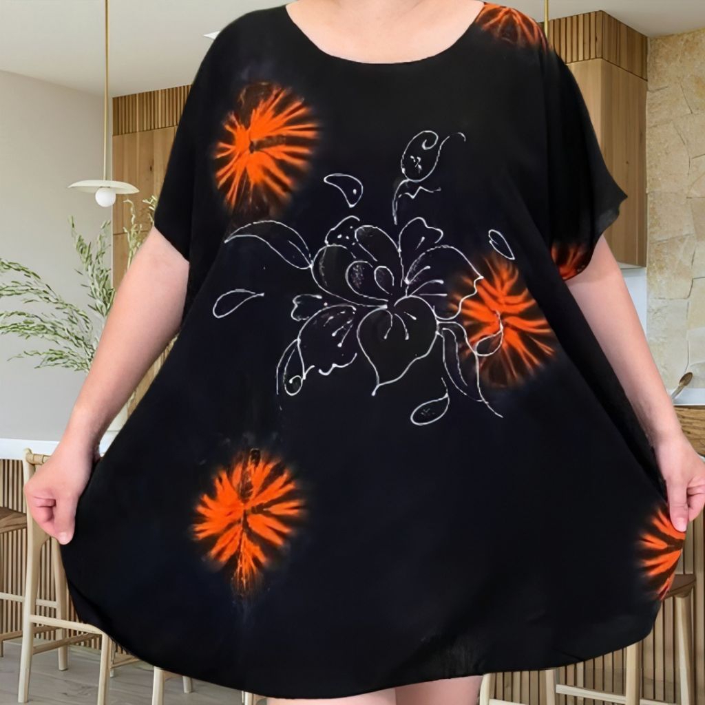 baju baby doll ld 142 cm bb -+100kg atasan baju santai dan tidur wanita jumbo atasan oversize wanita