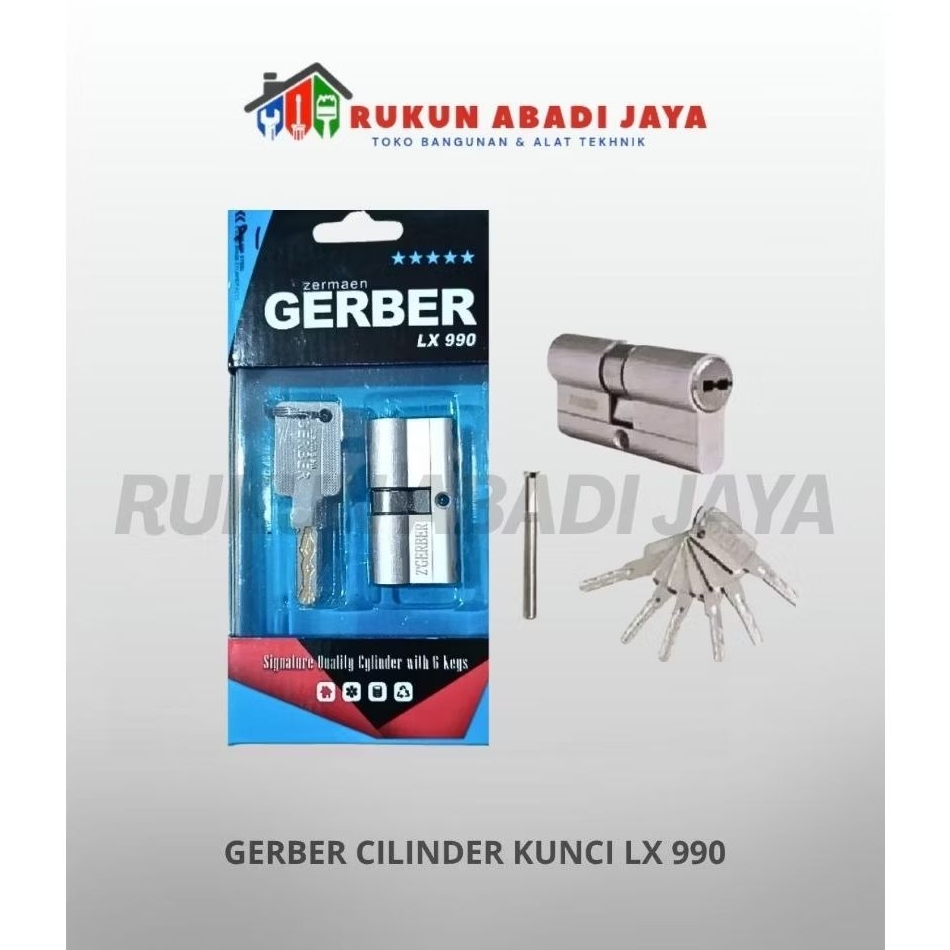 GERBER Cilinder Kunci LX 990