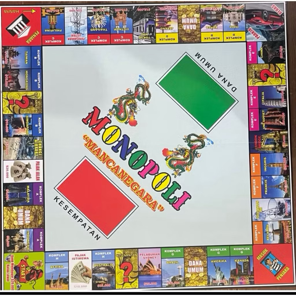 [BATAM] Monopoli Internasional Mancanegara Permainan Monopoli