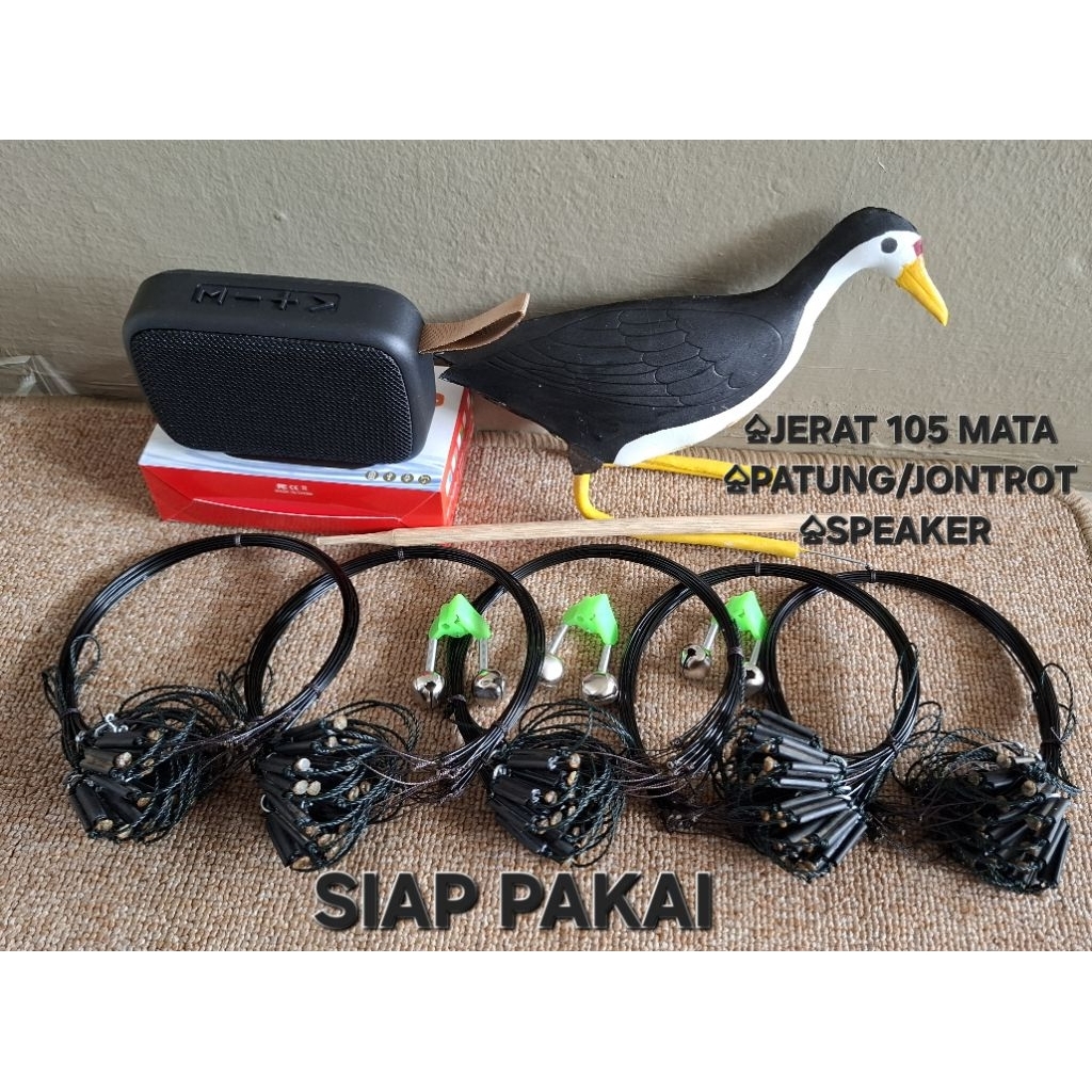[BAROCKAH_JAYA] KOMPLIT ALAT PEMIKAT JERAT RUAK RUAK + SPEAKER MP3 |  JERAT BURUNG RUAK | RACIK RUAK