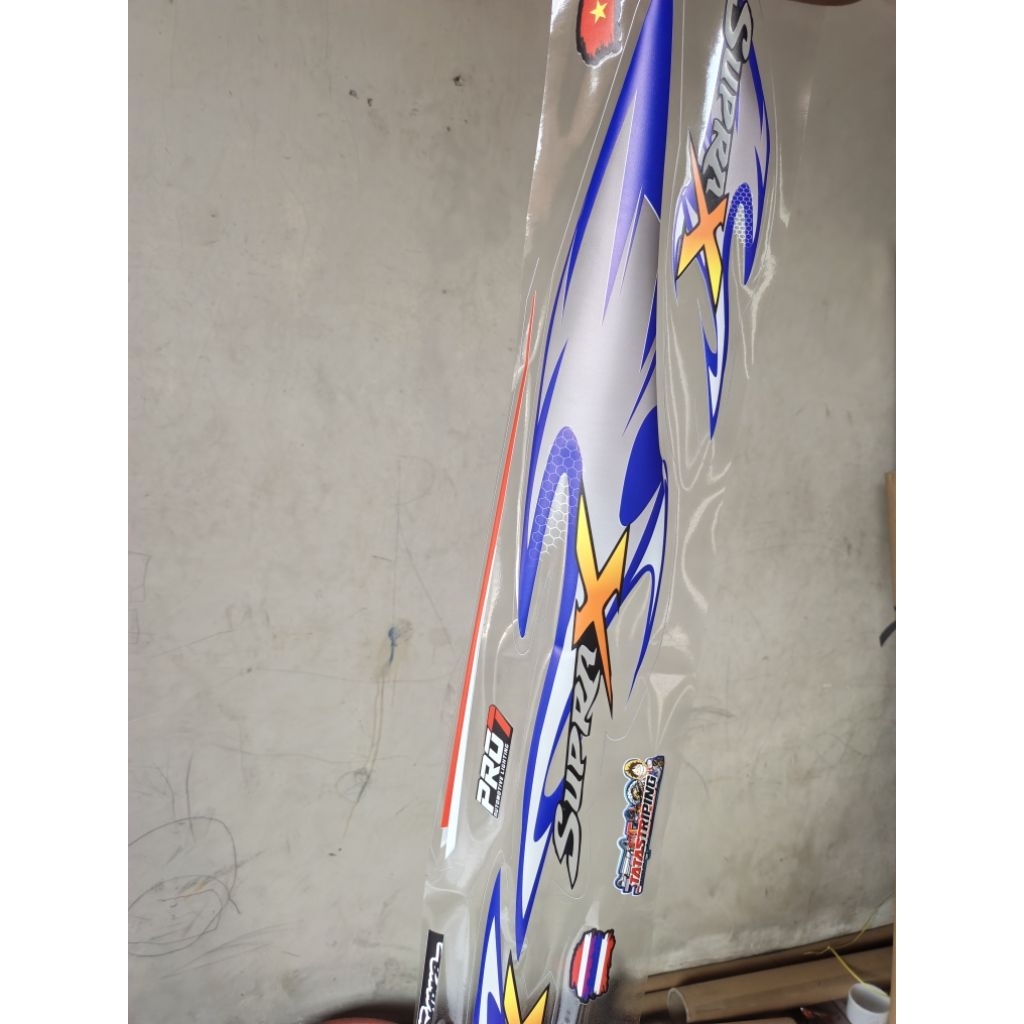 STRIPING TRNSPARAN SUPRA FIT NEW MODEL FARIASI STRIPING TRANSPARAN FIT NEW