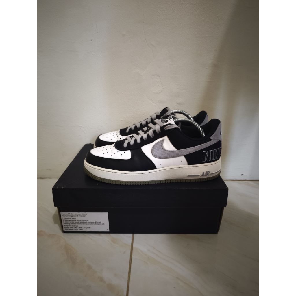 NIKE AF1 EMB Raiders Black White
