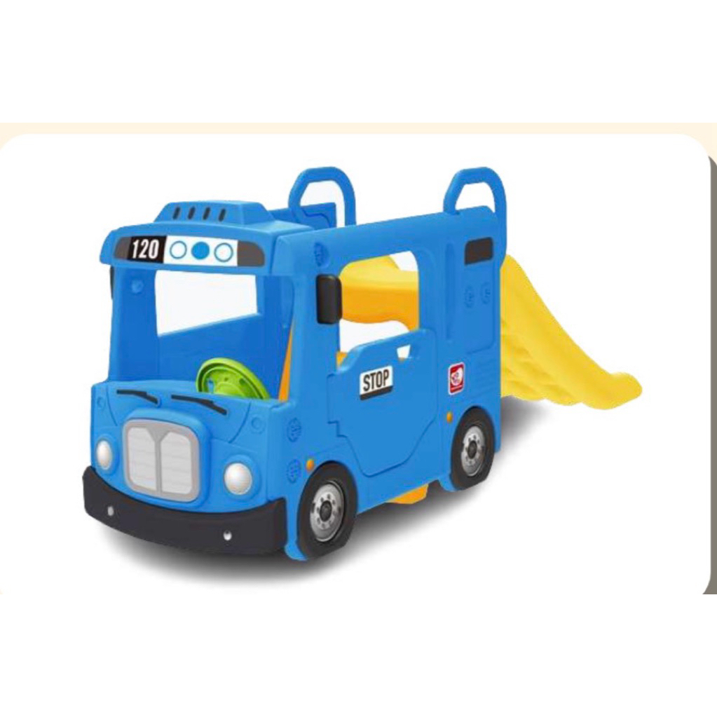 Tayo Yaya Schoolbus Kids Play House Slide Mainan Perosotan New