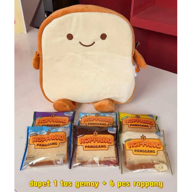 Roppang + Tas Roti + Tango Waffle King Size Jastip PRJ