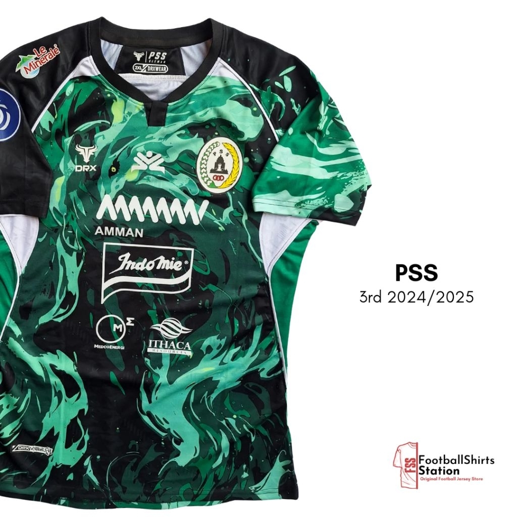 Jersey PSS Sleman 3rd 2024/2025 Player Issue Nameset Hokky Size XXL Original DRX