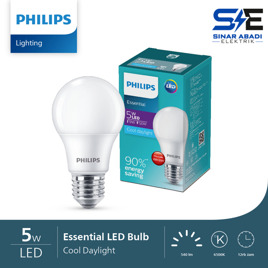 lampu philips 5 watt essential