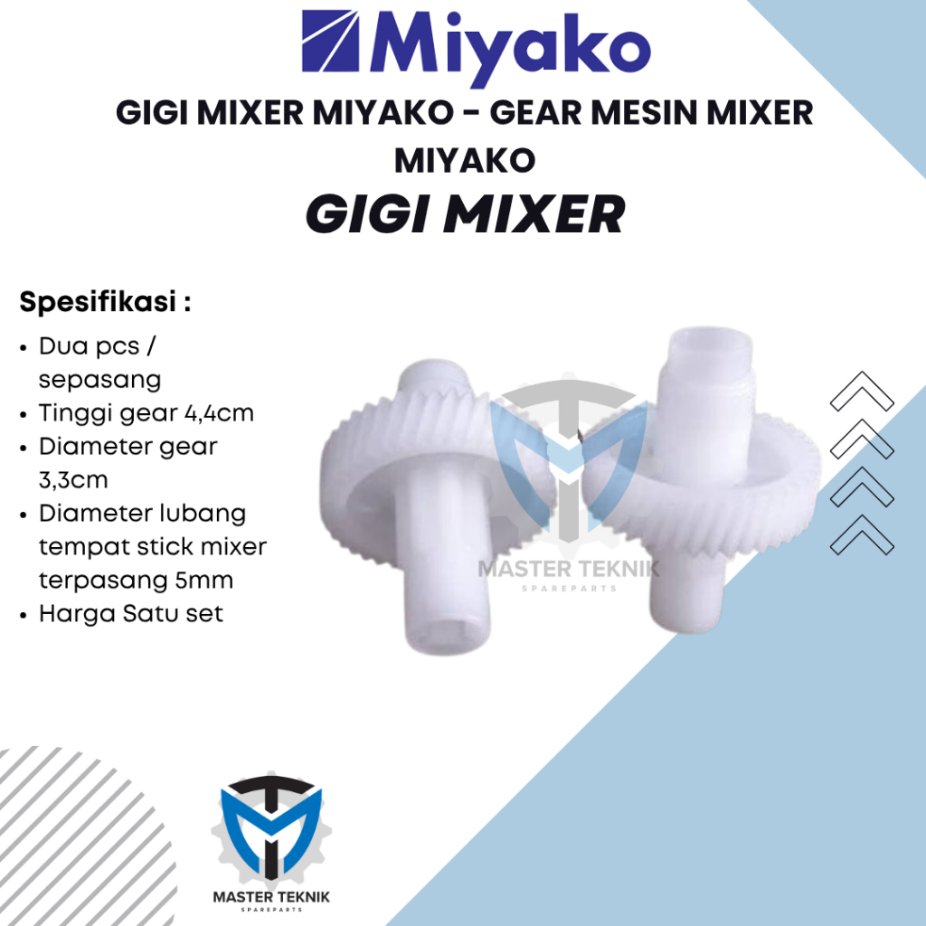 GIGI MIXER MIYAKO - GEAR MESIN MIXER MIYAKO