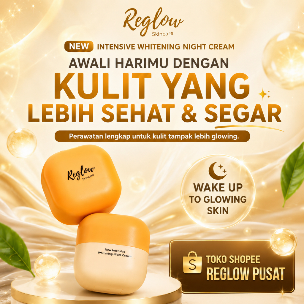 Reglow Intensive Night Cream Original cream malam reglow