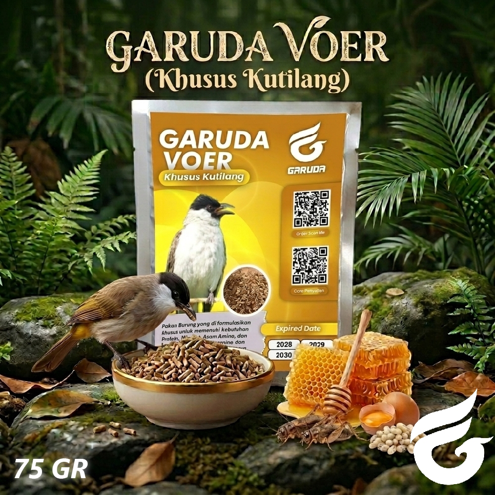 VOER BURUNG KUTILANG | VOER HARIAN | VOER NUTRISI KOMPLIT | GARUDA VOER HARIAN KHUSUS KUTILANG | GAR
