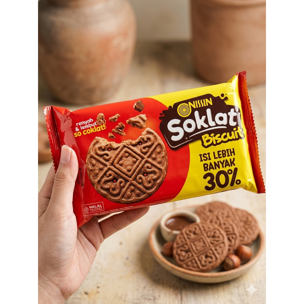 Nissin Soklat Biskuit / Nissin biskuit Cokelat