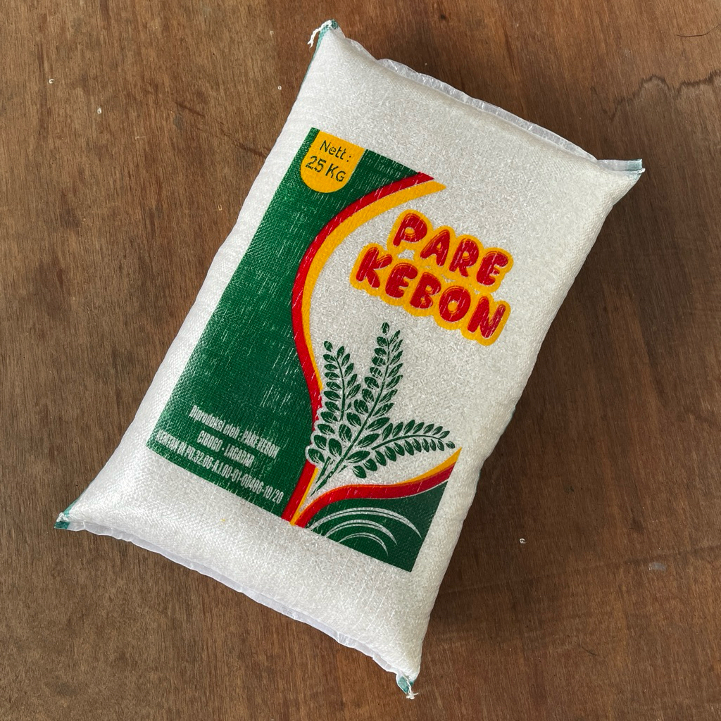 Beras 25kg / Pare Kebon - Premium - Pulen - Lembut