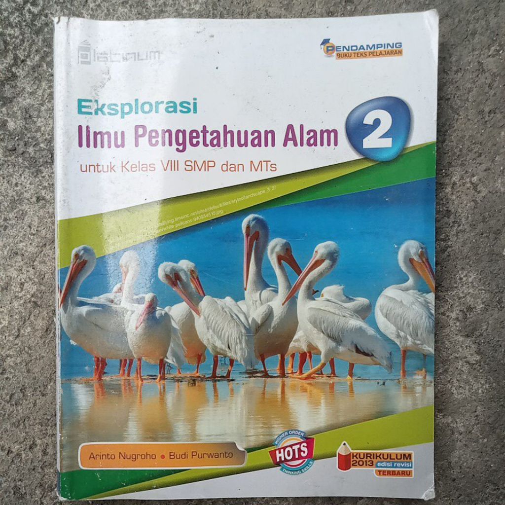 buku IPA kelas 2/8 SMP platinum
