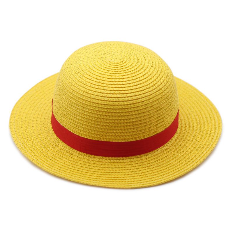 Topi Jerami Kuning Luffy dan Topi Jerami Original Luffy Bajak Laut varian anak kecil / bayi, remaja 