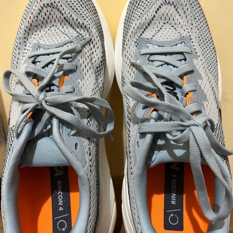 Hoka Rincon 4 Wide Men's Running - Drizzle / Nautical Dusk size uk 8 / 41 - Second