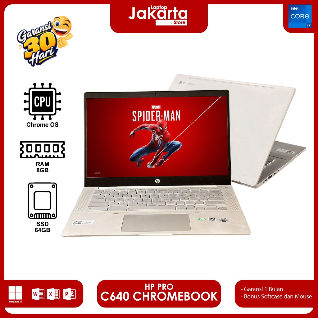 LAPTOP HP PRO C640 CHROMEBOOK INTEL CORE I5 / I7 GEN 10 MURAH BERGARANSI MURAH