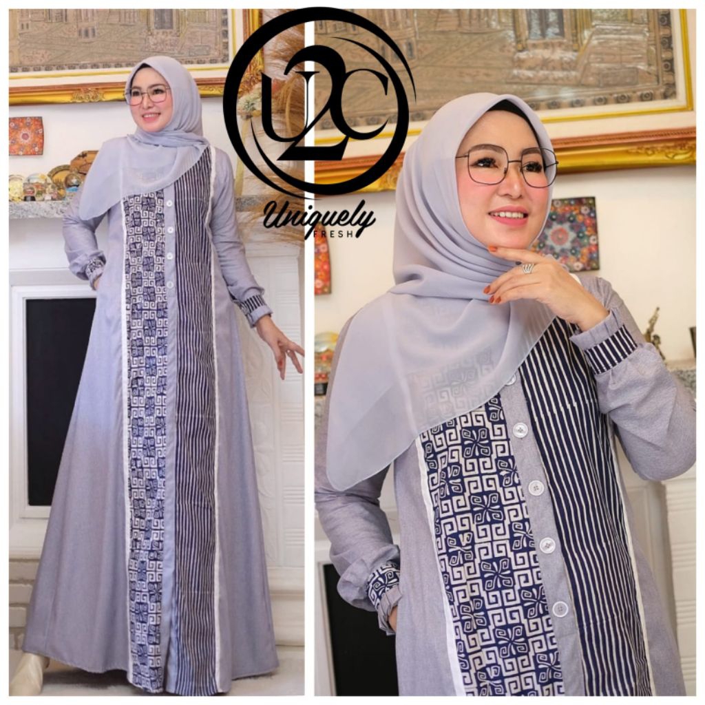 GAMIS WANITA GAMIS WULANDARI DRESS BATIK ORI U2C BEST SELLER