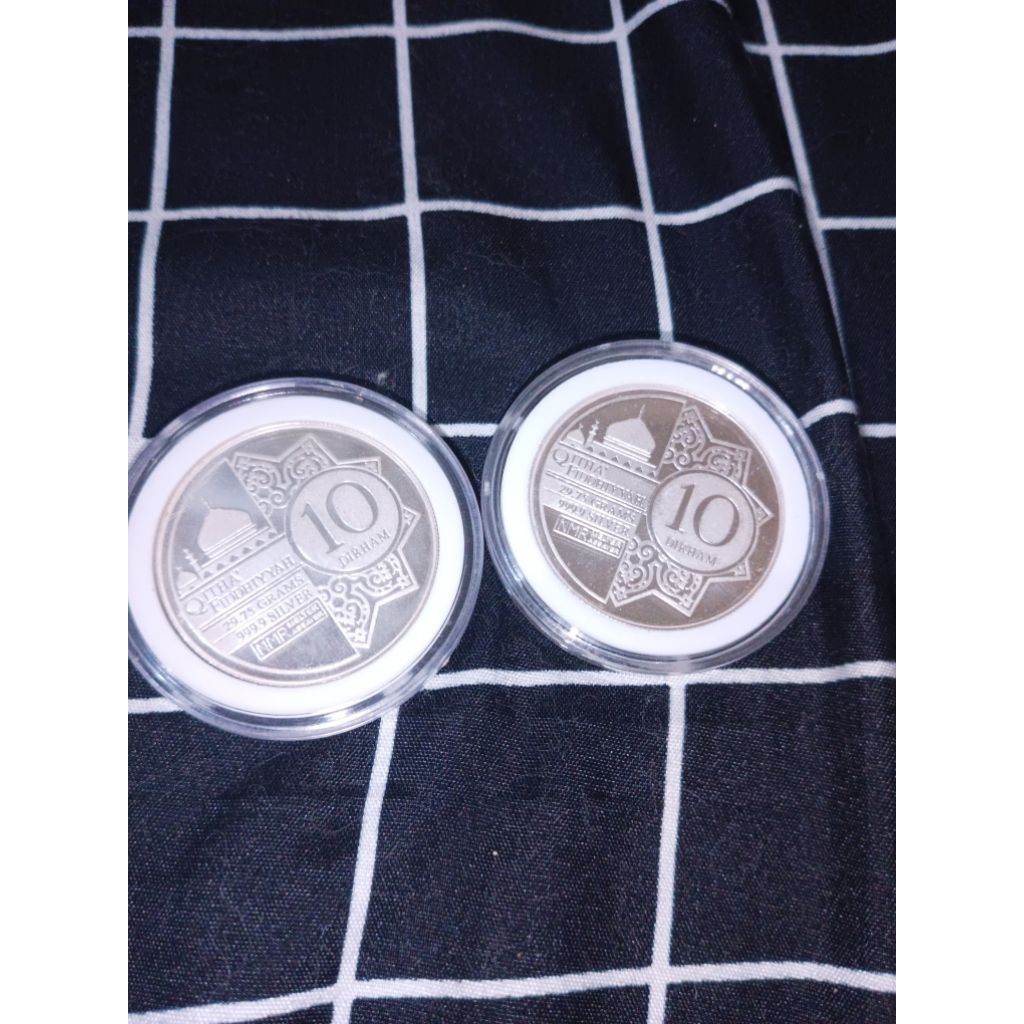 perak 10 Dirham malaysia Qitha Fiddhiyyah 30 gram
