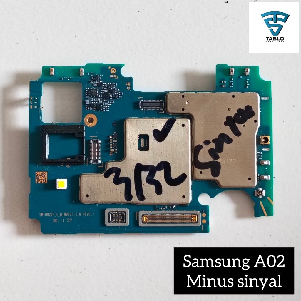 mesin Samsung A02 3/32 hidup minus sinyal