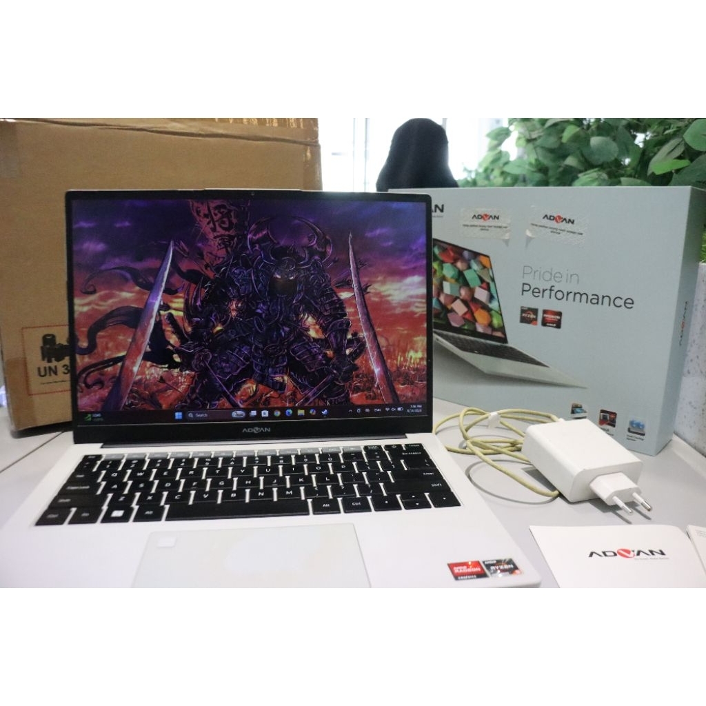 ADVAN Laptop Workplus AMD Ryzen 5 6600H | Ryzen 5 6600H | 16Gb/1TB | 14'' FHD IPS 16:10 | Fingerprin