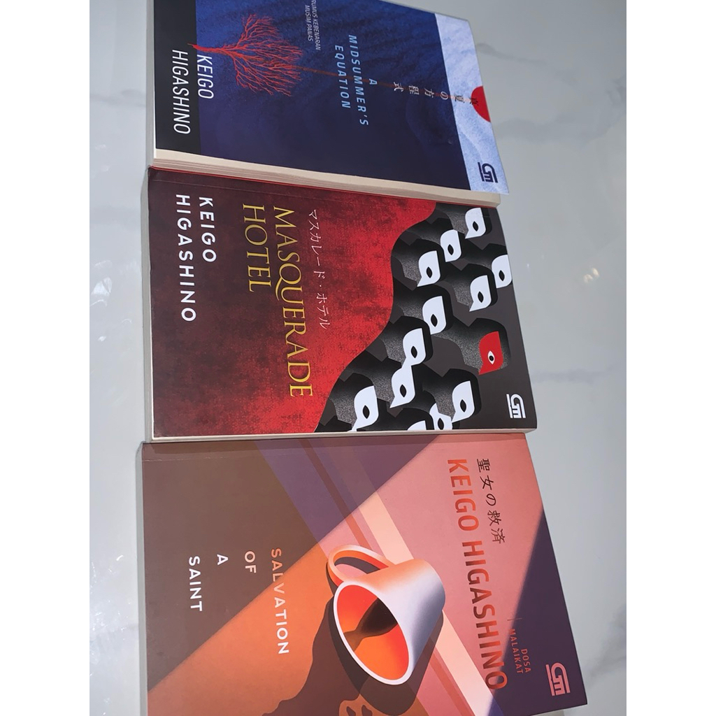 buku novel keigo ori (preloved like new)