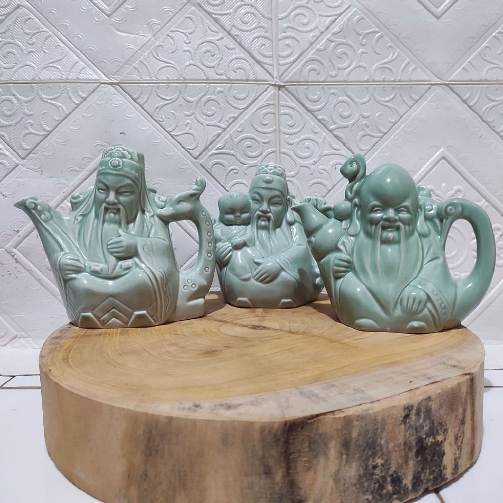 koleksi TEKO ANTIK JADUL hijau celadon