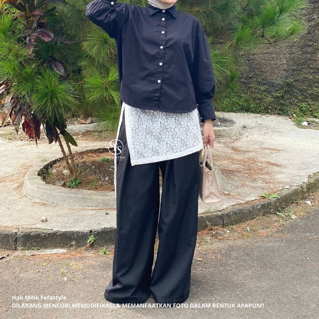 FEFA STYLE - LACE SKIRT - Layering renda