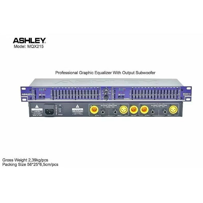 Equaliser Ashley MQX215 original ashley MQX 215