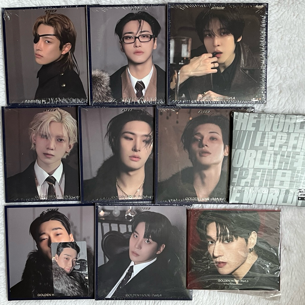 ATEEZ Golden Hour part 4 Adrenaline digipack sealed & unsealed hongjoong seonghwa yunho yeosang san 