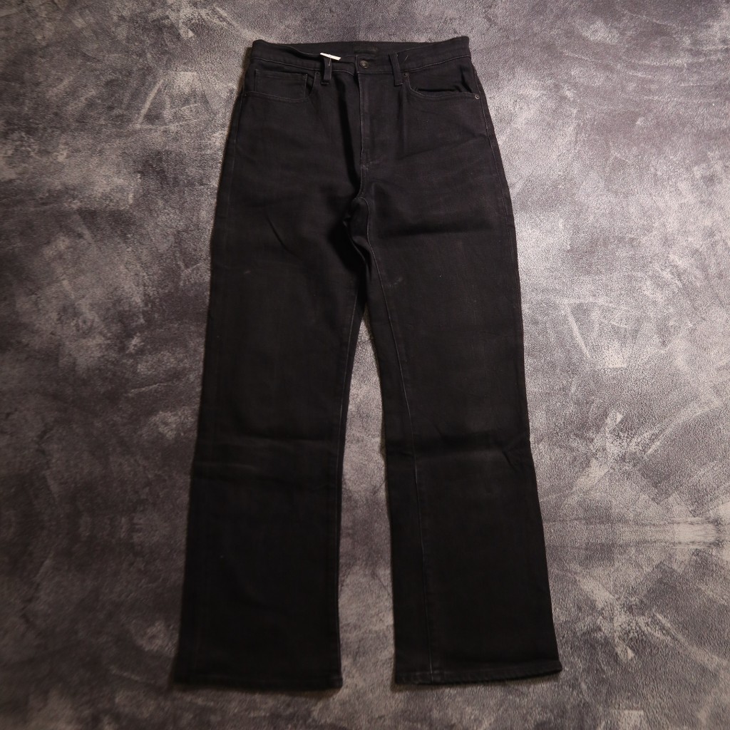 CELANA PANJANG UNIQLO REGULER FLARE HIGH JEANS DENIM PANTS CS164 SIZE 28