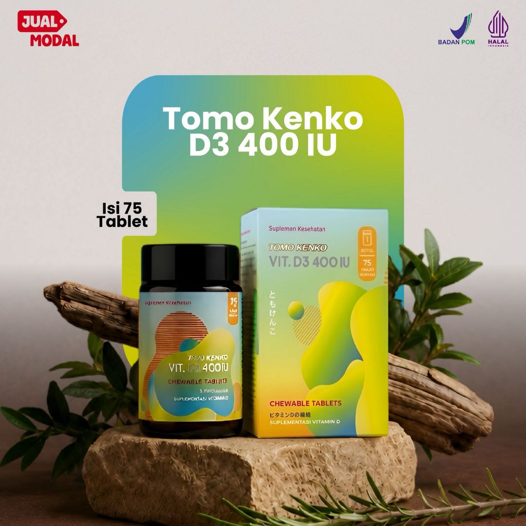 Tomo Kenko D3 400 IU Chewable (kunyah) High Quality