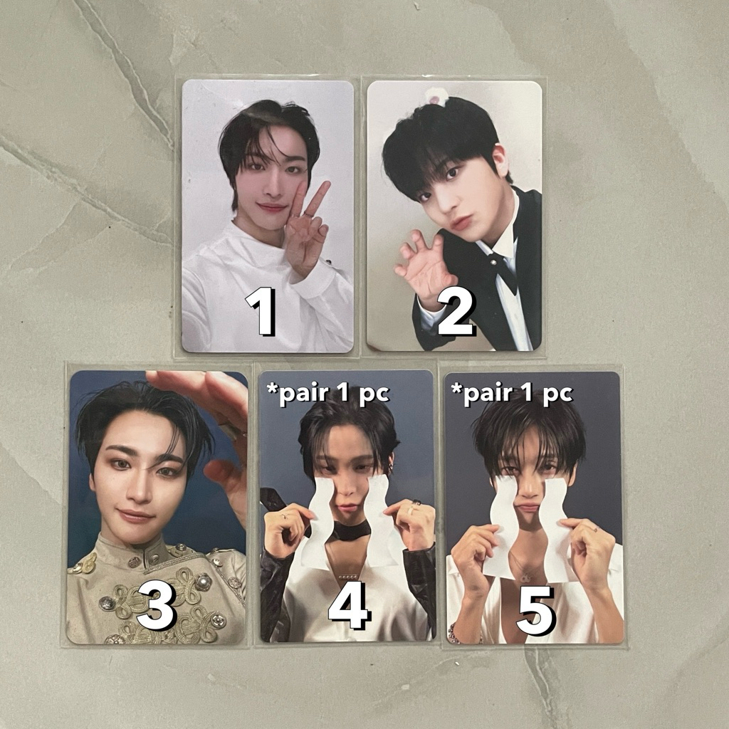 Ateez Yunho Wooyoung Jongho LD Seonghwa In Your Fantasy Benefit PVC PC photocard