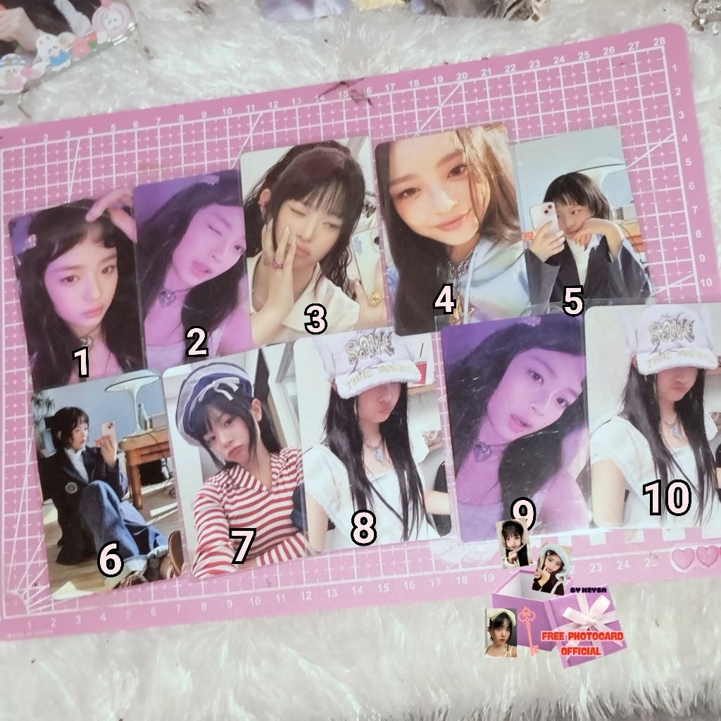 HAERIN NEWJEANS PHOTOCARD  HANNI NEWJEANS + bonus photocard official