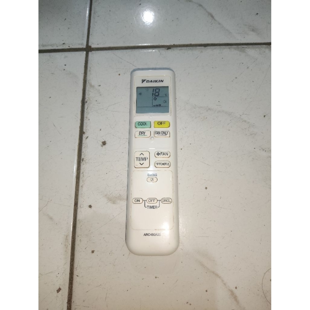 remote AC Daikin Thailand second ori