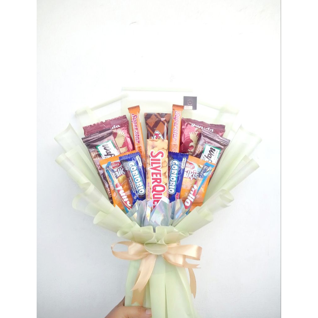 Buket Snack Campur|Buket Snack Wisuda|Buket Snack Bekasi