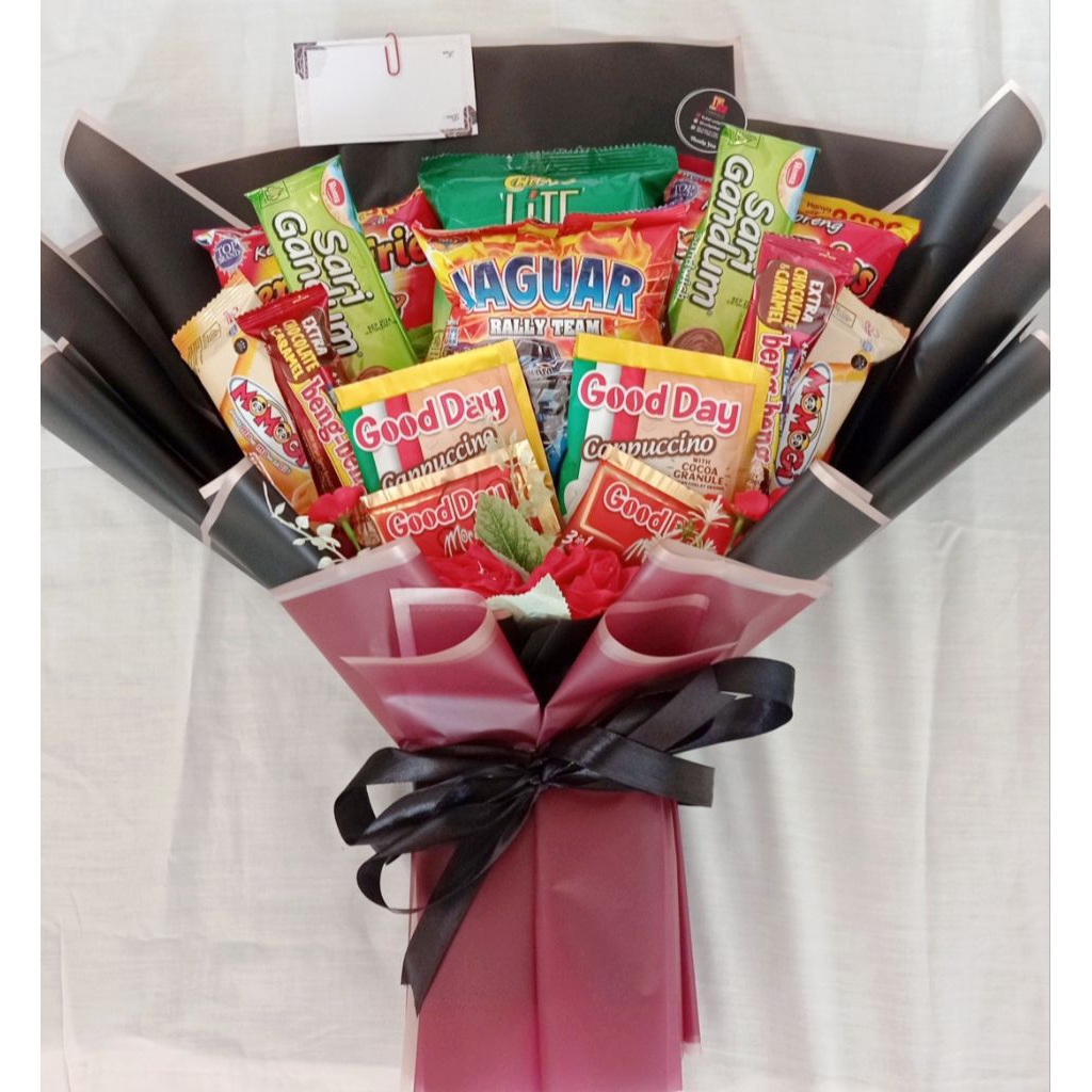 Buket Snack Wisuda|Buket Snack Campur|Buket Snack Bekasi