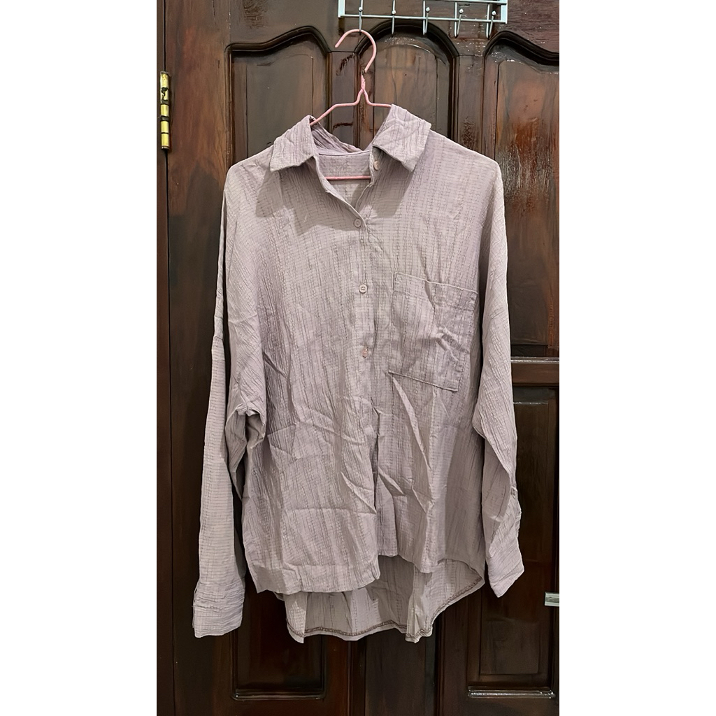 PL Kemeja Mauve Oversize