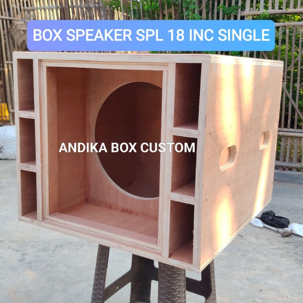 Box Speaker SPL 18 Inch // Triplek 18 mm Semi Meranti