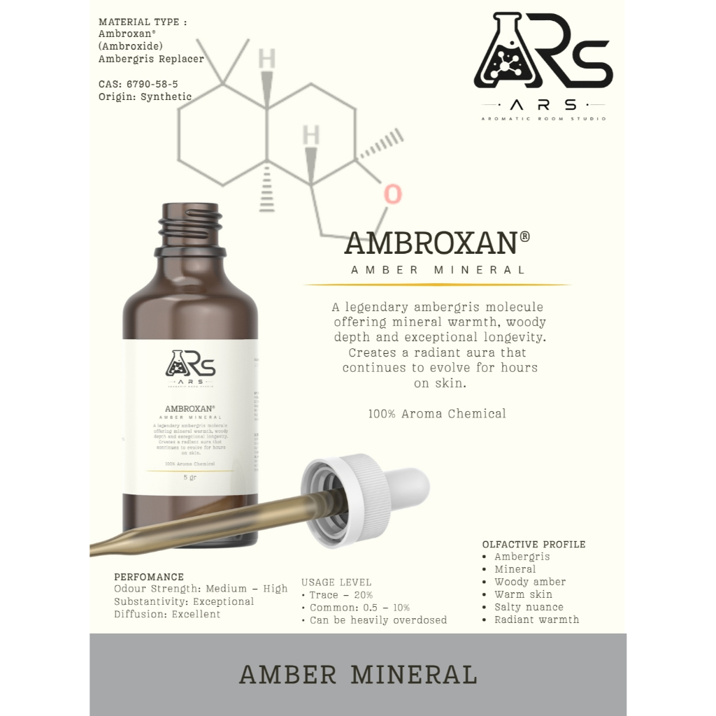 Raw Material Parfum Aroma Chemical Ambroxan PURE