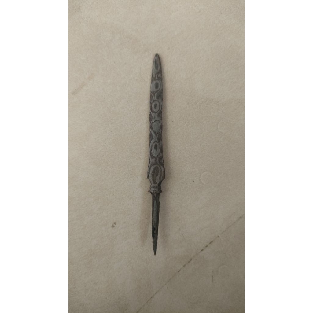 keris bolpenan lurus pamor asli