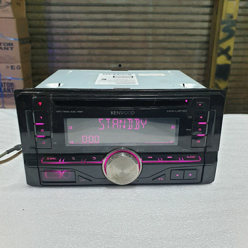HeadUnit Kenwood DPX-U5130 RADIO AM FM CD USB AUX Double Din Kenwood