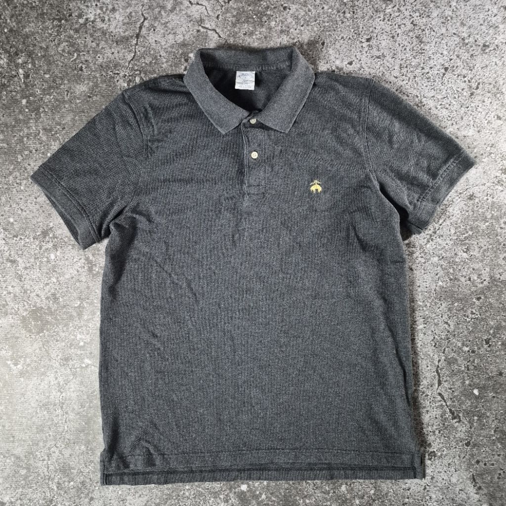 Brooks Brothers Logo Poloshirt Grey