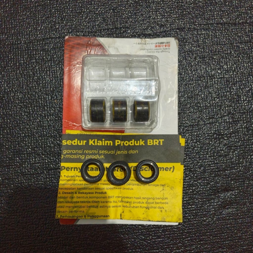 Roller 11gr Yamagata 3 biji & 9gr BRT Ori 3 biji Second Aerox Nmax Lexi Mio