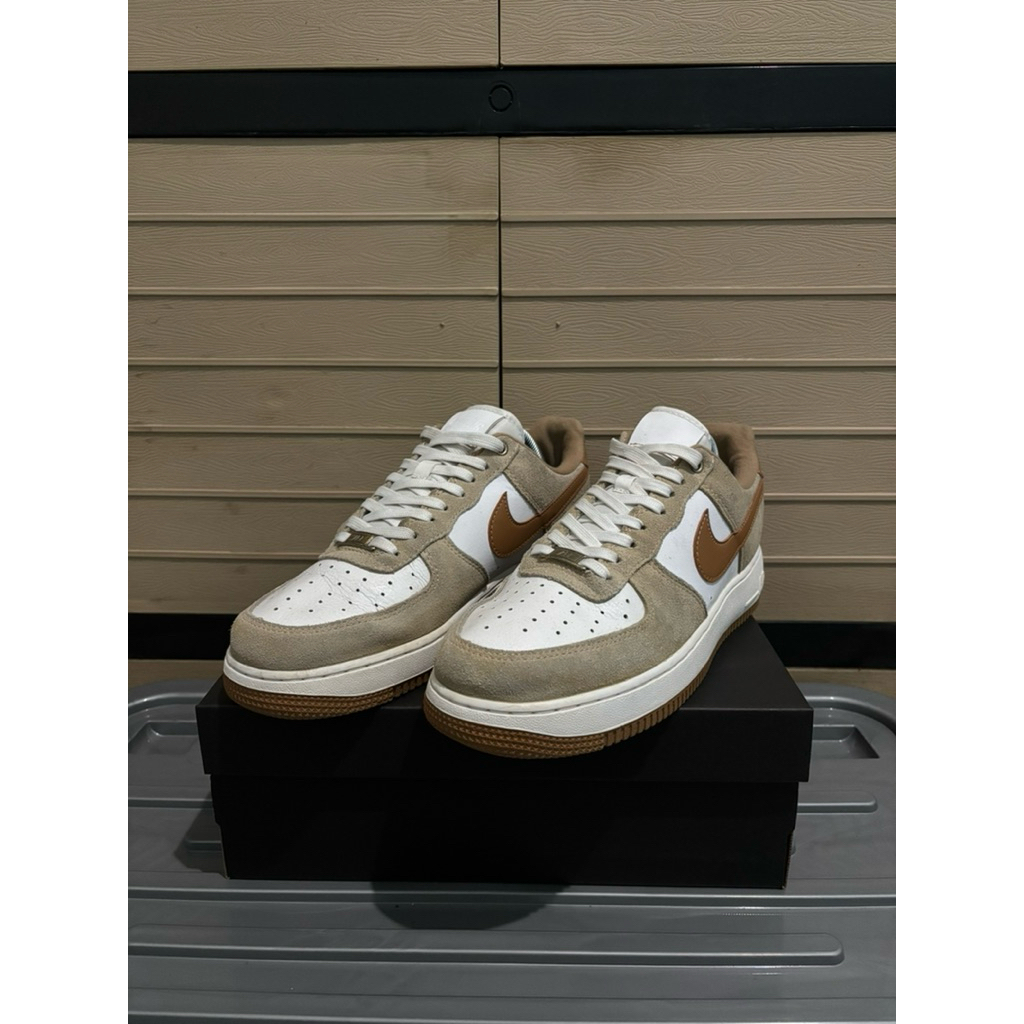 Nike AF1 Low Vachetta Tan Suede