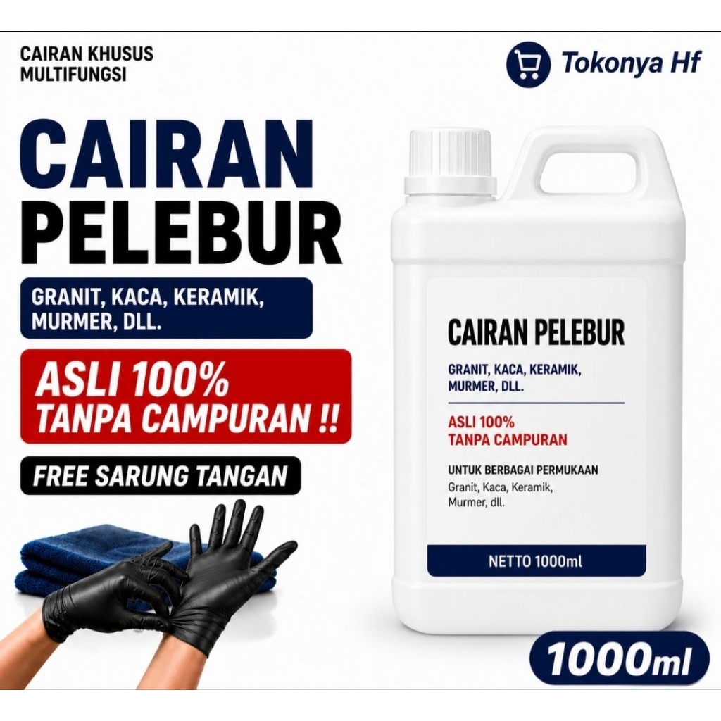 Tokonya Hf - Cairan Pelebur Granit Keramik Marmer Kaca Cairan ETSA 1000ml