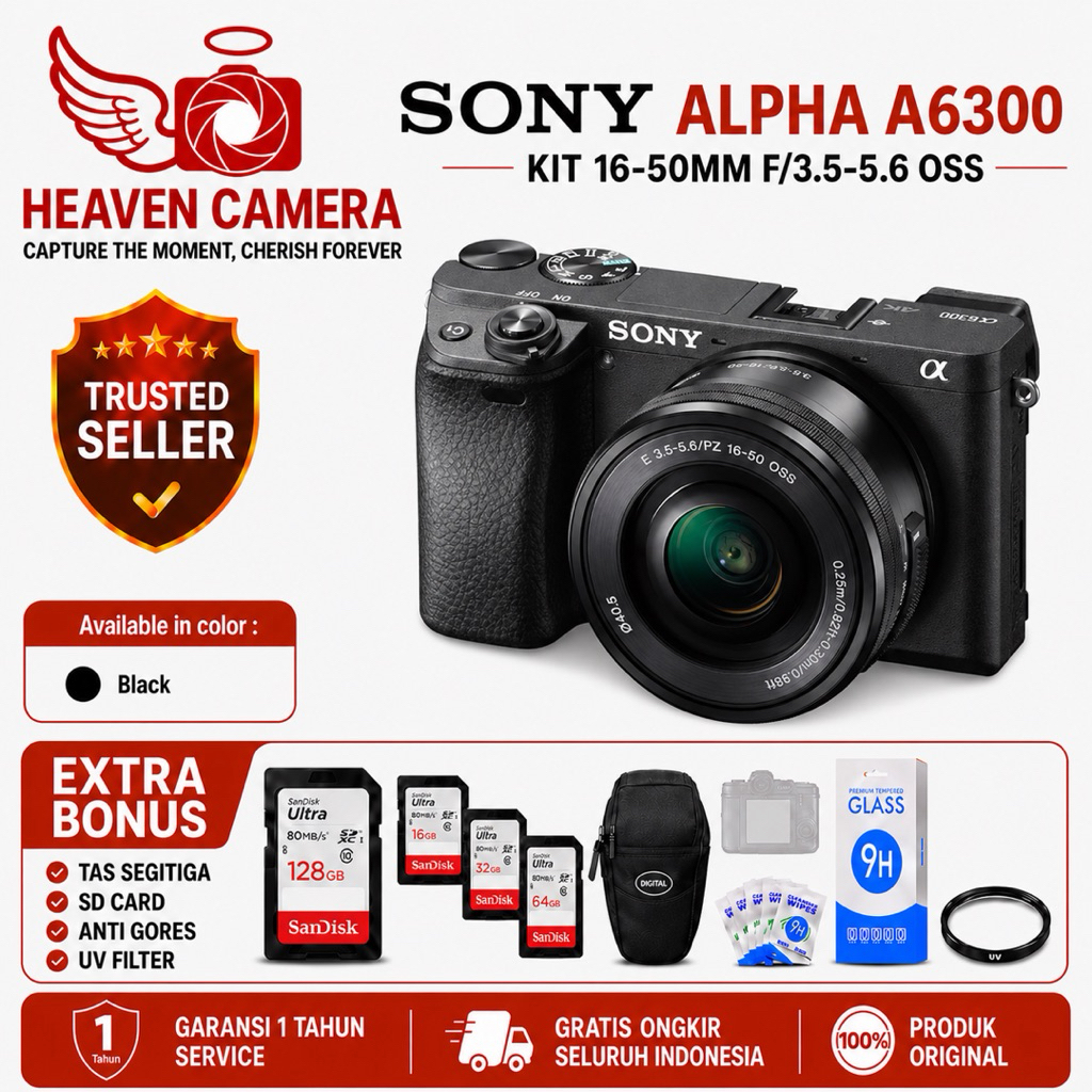 SONY ALPHA A6300 KIT 16-50MM / SONY A6300 KIT 16-50MM