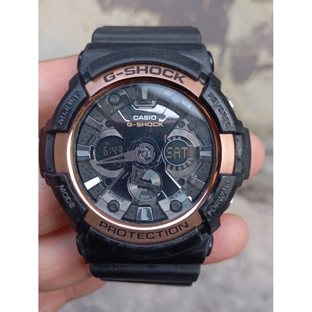 jam tangan g shock ga 200RG second bekas original