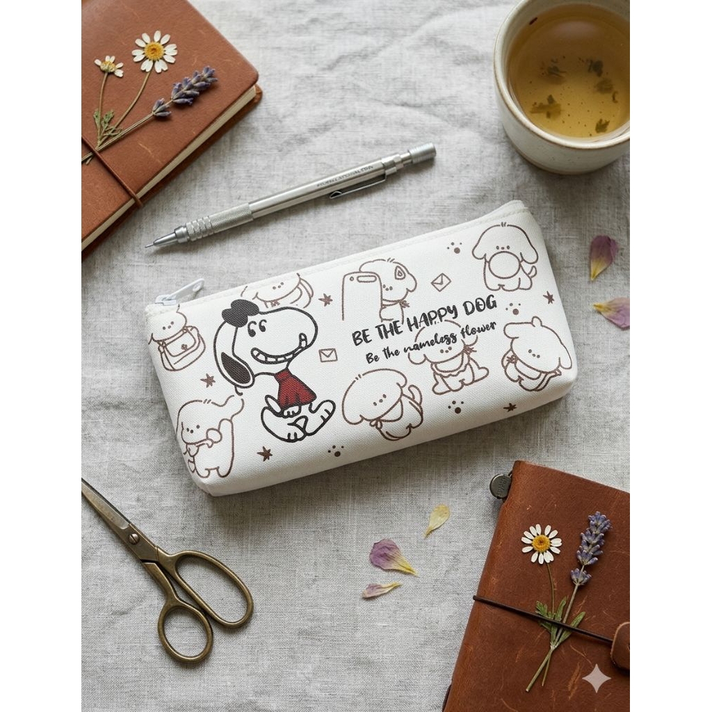 Tempat pensil pouch Snoopy/ pencil case Snoopy/kotak pencil serbaguna/ tempat pencil Zipper/resletin