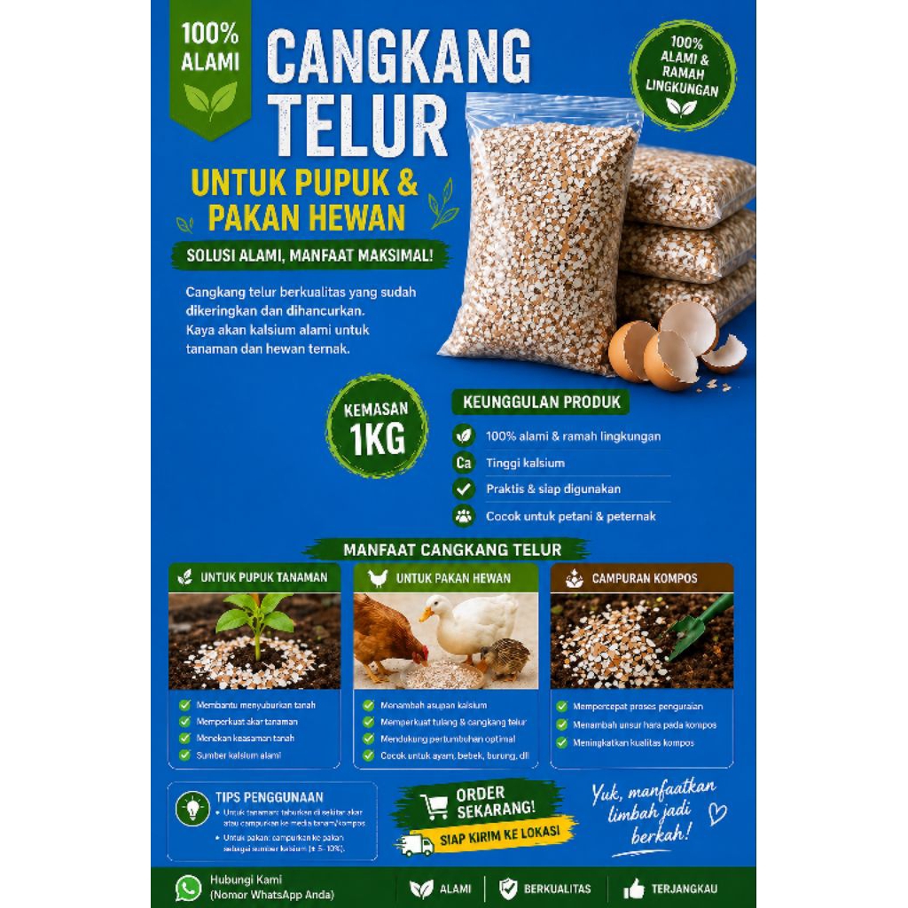 Cangkang Telur 1 Kg